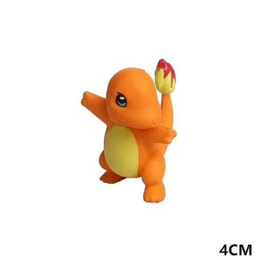 Pkm.store Pokemon Figuren-4Cm Pokemon Figuren (Charmander Cubone Bulbasaur Alola Vulpix Fennekin Chespin Pikachu Etc.)