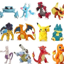 Pkm.store Pokemon Figuren-4Cm Pokemon Figuren (Charmander Cubone Bulbasaur Alola Vulpix Fennekin Chespin Pikachu Etc.)