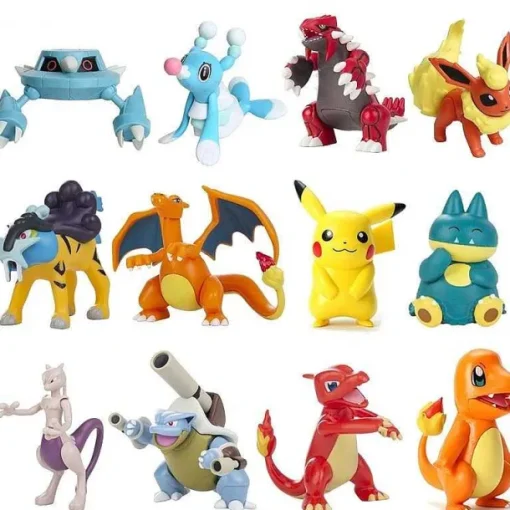 Pkm.store Pokemon Figuren-4Cm Pokemon Figuren (Charmander Cubone Bulbasaur Alola Vulpix Fennekin Chespin Pikachu Etc.)
