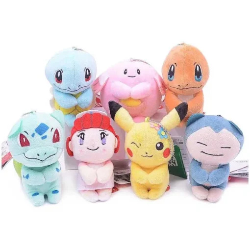 Pkm.store Pokemon Kuscheltiere-10Cm Pokemon Plusch Anhanger Viele Motive Zur Wahl