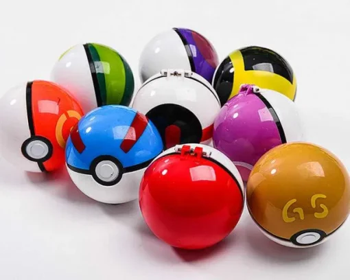 Pkm.store Pokeball & Pokebälle-Coole Pokemon Balle Im Set - 6, 10 Oder 13 Balle Aus Robusten Kunststoff