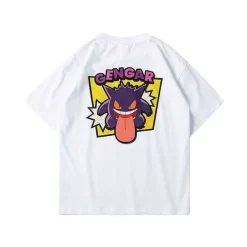 Pkm.store Sommer-Cooles Gengar Sommer T-Shirt Fur Kinder