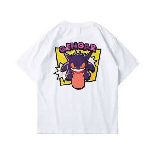 Pkm.store Sommer-Cooles Gengar Sommer T-Shirt Fur Kinder
