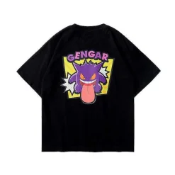 Pkm.store Sommer-Cooles Gengar Sommer T-Shirt Fur Kinder