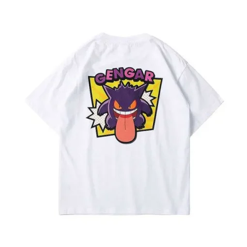 Pkm.store Sommer-Cooles Gengar Sommer T-Shirt Fur Kinder