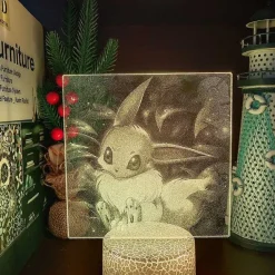 Pkm.store Pokemon Lampen & Nachtlichter-3D Led Hologramm Nachtlampe Pokemon Evoli Eevee