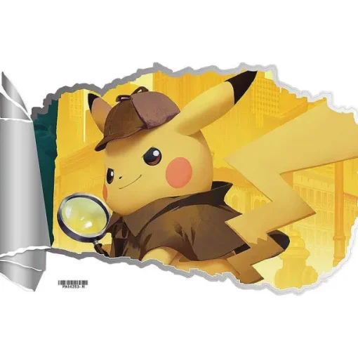 Pkm.store Detektiv Pikachu-3D Pokemon Detektiv Pikachu Wand Sticker (45Cm*60Cm)
