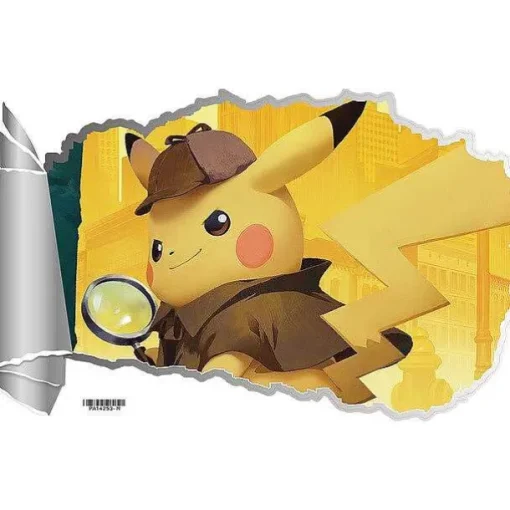 Pkm.store Detektiv Pikachu-3D Pokemon Detektiv Pikachu Wand Sticker (45Cm*60Cm)