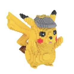 Pkm.store Detektiv Pikachu-Detektiv Pikachu Mit Mutze 3D Bausatz, 1400 Steine