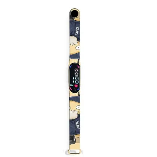 Pkm.store Uhren Und Wecker-Digitale Armbanduhr Fur Kinder Mit Led Und Aufladefunktion