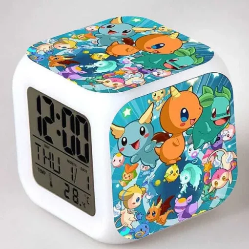 Pkm.store Uhren Und Wecker-Digitaler Pokemon Wecker In Unterschiedlichen Motiven
