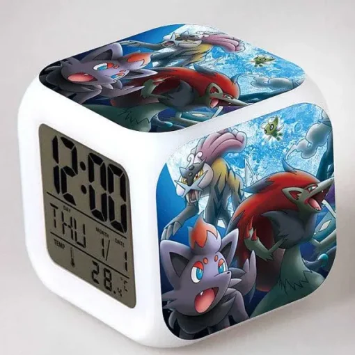 Pkm.store Uhren Und Wecker-Digitaler Pokemon Wecker In Unterschiedlichen Motiven