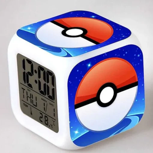 Pkm.store Uhren Und Wecker-Digitaler Pokemon Wecker In Unterschiedlichen Motiven