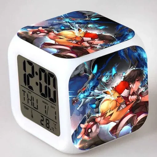 Pkm.store Uhren Und Wecker-Digitaler Pokemon Wecker In Unterschiedlichen Motiven