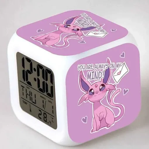 Pkm.store Uhren Und Wecker-Digitaler Pokemon Wecker In Unterschiedlichen Motiven