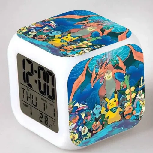 Pkm.store Uhren Und Wecker-Digitaler Pokemon Wecker In Unterschiedlichen Motiven