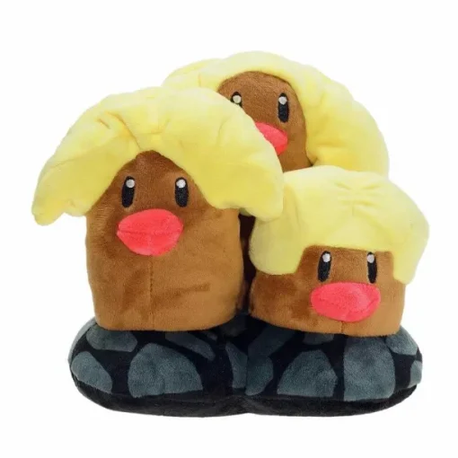 Pkm.store Pokemon Kuscheltiere-Digtri - Dugtrio Plusch Pokemon Figur (Ca. 18Cm)