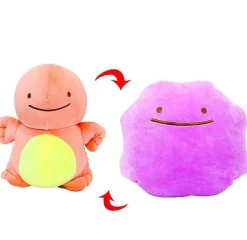 Pkm.store Pokemon Kuscheltiere-Ditto Plusch Transform Pokemon Stofftier Kuscheltier