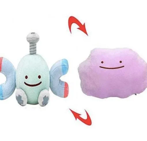 Pkm.store Pokemon Kuscheltiere-Ditto Plusch Transform Pokemon Stofftier Kuscheltier