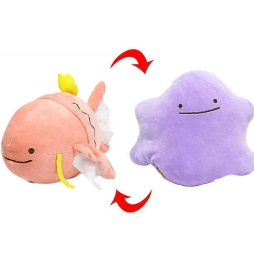 Pkm.store Pokemon Kuscheltiere-Ditto Plusch Transform Pokemon Stofftier Kuscheltier
