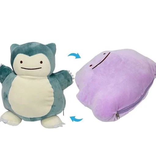 Pkm.store Pokemon Kuscheltiere-Ditto Plusch Transform Pokemon Stofftier Kuscheltier