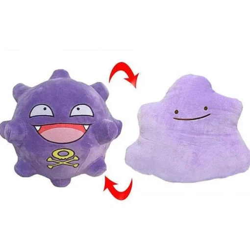Pkm.store Pokemon Kuscheltiere-Ditto Plusch Transform Pokemon Stofftier Kuscheltier