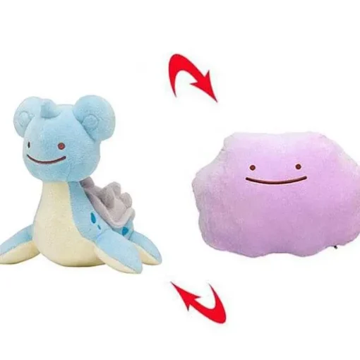 Pkm.store Pokemon Kuscheltiere-Ditto Plusch Transform Pokemon Stofftier Kuscheltier