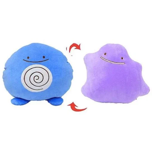 Pkm.store Pokemon Kuscheltiere-Ditto Plusch Transform Pokemon Stofftier Kuscheltier