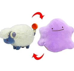Pkm.store Pokemon Kuscheltiere-Ditto Plusch Transform Pokemon Stofftier Kuscheltier