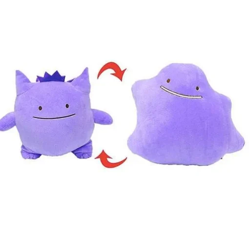 Pkm.store Pokemon Kuscheltiere-Ditto Plusch Transform Pokemon Stofftier Kuscheltier
