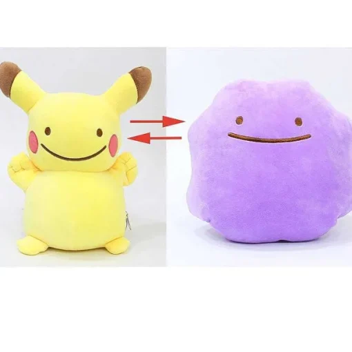 Pkm.store Pokemon Kuscheltiere-Ditto Plusch Transform Pokemon Stofftier Kuscheltier