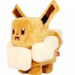 Pkm.store Pokemon Kuscheltiere-Eckige Pokemon Pluschies - Evoli, Pikachu, Enton, Schiggy, Pummeluff, Bisasam Im Pixel Look