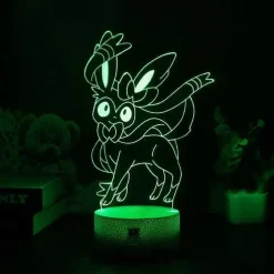 Pkm.store Pokemon Lampen & Nachtlichter-Eevee / Evoli 3D Led Lampe (9 Motive) Nachtlicht, Tischlampe