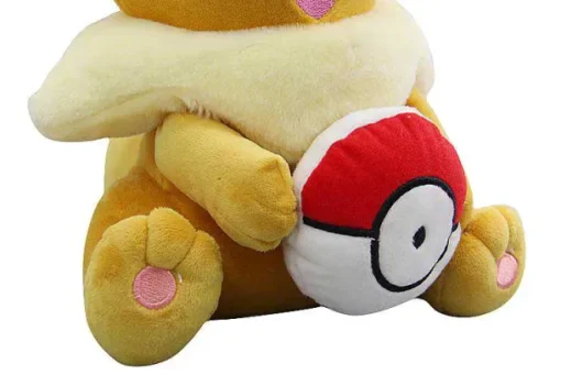 Pkm.store Pokemon Kuscheltiere-Eevee Evoli Mit Pokeball Plusch Pokemon (Ca. 28Cm)