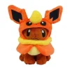 Pkm.store Pokemon Kuscheltiere-Eevee Plusch Mit Poncho - Umbreon, Espeon, Jolteon, Vaporeon, Sylveon, Flareon (Ca. 20Cm)