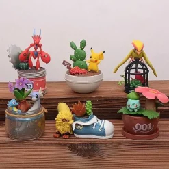 Pkm.store Pokemon Figuren-6Er Set Botanische Pokemon Figuren