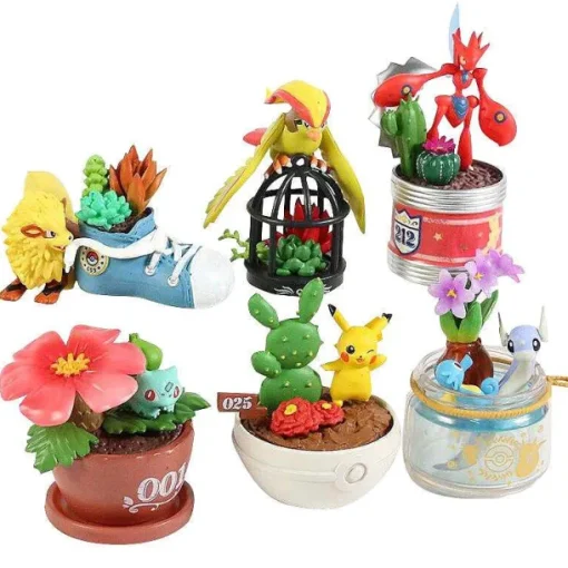 Pkm.store Pokemon Figuren-6Er Set Botanische Pokemon Figuren