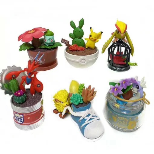 Pkm.store Pokemon Figuren-6Er Set Botanische Pokemon Figuren