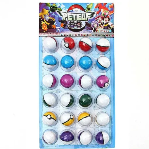 Pkm.store Pokeball & Pokebälle-24Er Set Pokebälle Mit Pokemon Figuren
