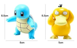 Pkm.store Pokemon Figuren-6Er Set Pokemon Figuren: Pikachu, Pummeluff, Schiggy, Bisasam, Enton Und Glumanda