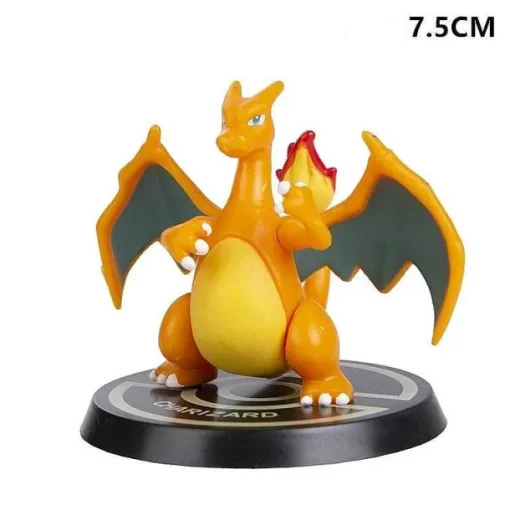 Pkm.store Pokemon Figuren-6Er Set Pokemon Figuren: Pikachu, Glurak, Turtok, Mewtwo Und Bisaflor