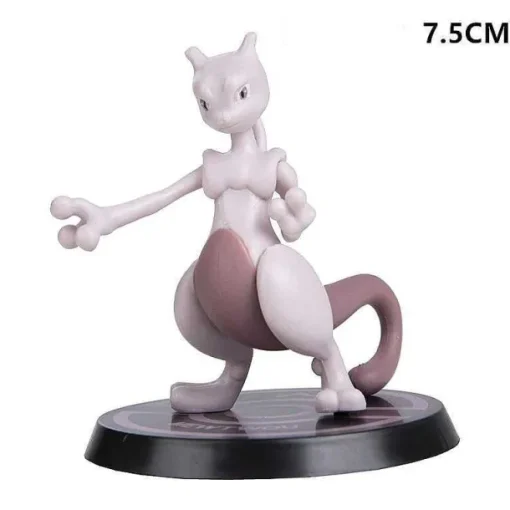 Pkm.store Pokemon Figuren-6Er Set Pokemon Figuren: Pikachu, Glurak, Turtok, Mewtwo Und Bisaflor