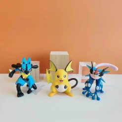 Pkm.store Pokemon Figuren-7Er Set Pokemon Figuren Pikachu Lucario Jolteon Espeon Psyduck