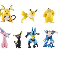 Pkm.store Pokemon Figuren-7Er Set Pokemon Figuren Pikachu Lucario Jolteon Espeon Psyduck