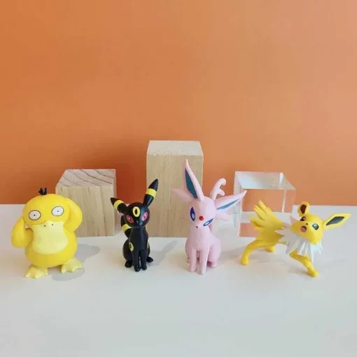 Pkm.store Pokemon Figuren-7Er Set Pokemon Figuren Pikachu Lucario Jolteon Espeon Psyduck