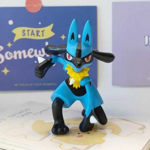 Pkm.store Pokemon Figuren-7Er Set Pokemon Figuren Pikachu Lucario Jolteon Espeon Psyduck