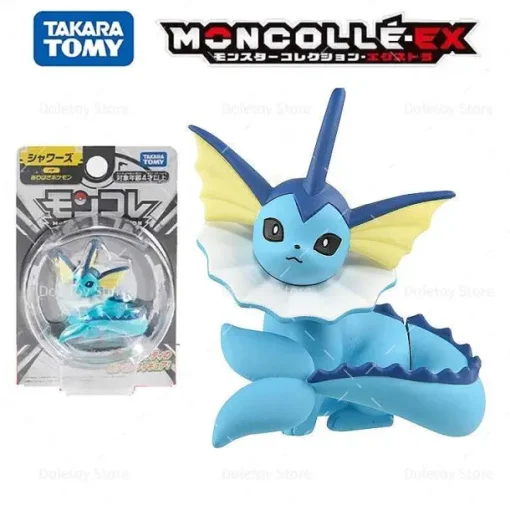 Pkm.store Pokemon Figuren-Evoli, Aquana, Blitza, Flamara, Psiana, Nachtara, Folipurba, Glaziola, Feelinara Figuren