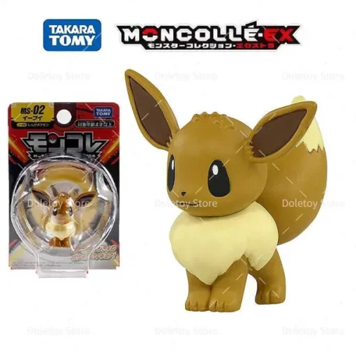 Pkm.store Pokemon Figuren-Evoli, Aquana, Blitza, Flamara, Psiana, Nachtara, Folipurba, Glaziola, Feelinara Figuren