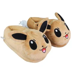 Pkm.store Sonstiges Merchandise-Evoli Eevee Flauschige Plusch Hausschuhe Slipper