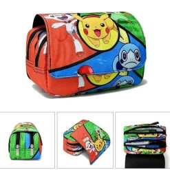 Pkm.store Sonstiges Merchandise-Federmappe Federtasche In Pokemon Motiven